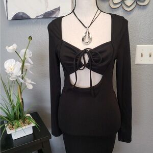 Womans Black Dress